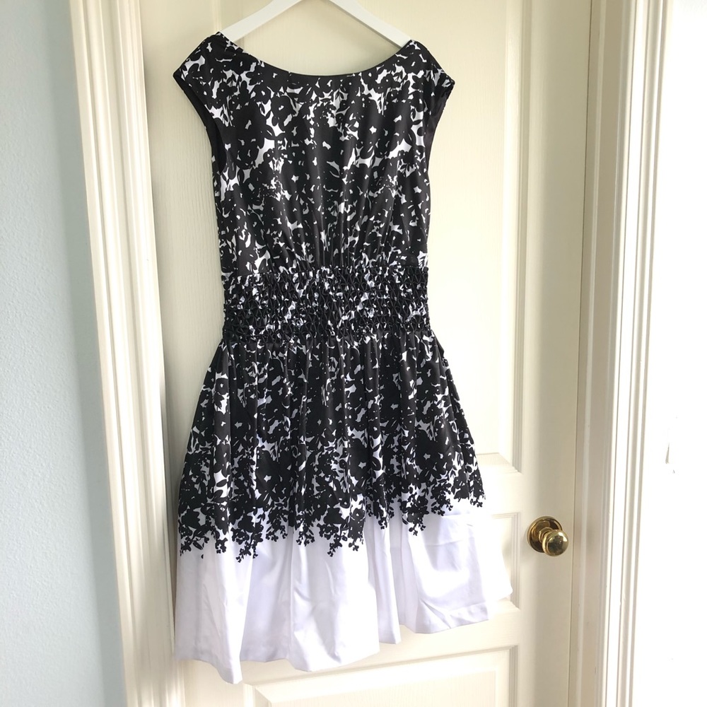 Jessica Simpson Black & White Cocktail Dress